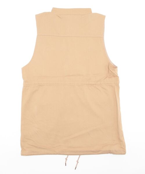 Q(キュー)の「フィッシングベスト(ベスト・レディース・ブラック/ベージュ・MEDIUM)」の3枚目の写真