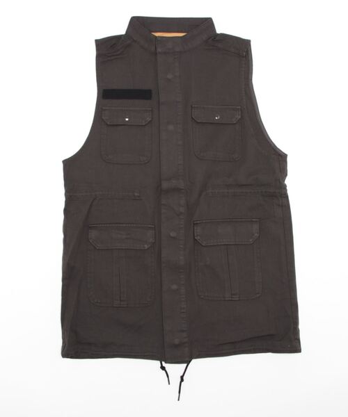 Q(キュー)の「フィッシングベスト(ベスト・レディース・ブラック/ベージュ・MEDIUM)」の5枚目の写真