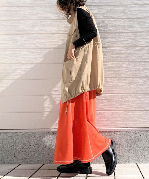 Q(キュー)の「フィッシングベスト(ベスト・レディース・ブラック/ベージュ・MEDIUM)」の14枚目の写真