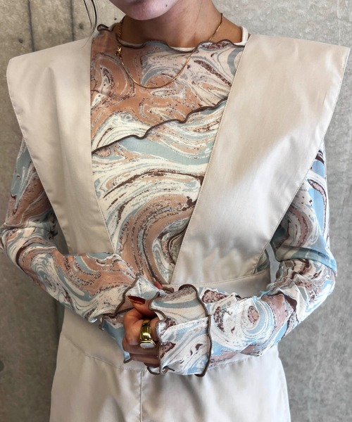 byYOUANCE（バイユアンス）の「ｼｱｰﾒﾛｳﾛﾝT（Tシャツ/カットソー・レディース・その他1/その他2/その他3/その他4/その他5・FREE）」の2枚目の写真