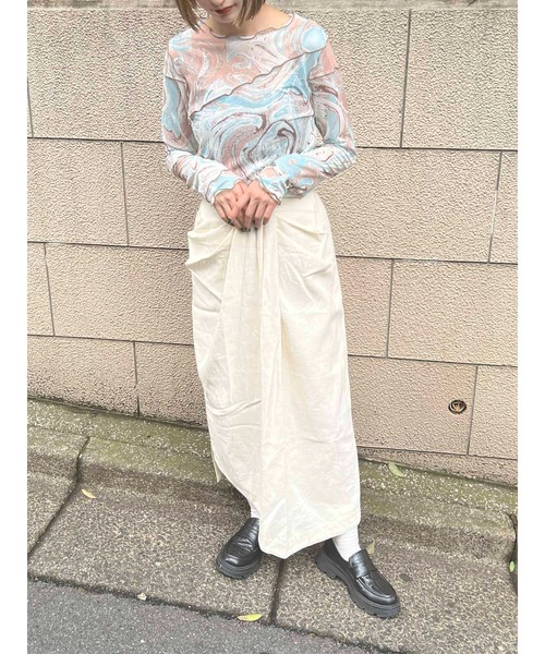 byYOUANCE（バイユアンス）の「ｼｱｰﾒﾛｳﾛﾝT（Tシャツ/カットソー・レディース・その他1/その他2/その他3/その他4/その他5・FREE）」の8枚目の写真