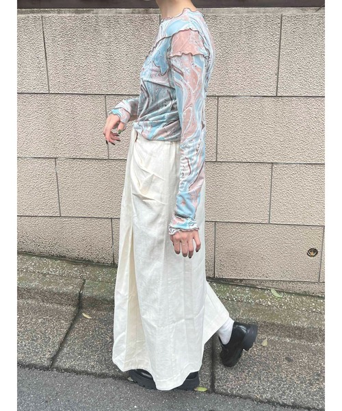 byYOUANCE（バイユアンス）の「ｼｱｰﾒﾛｳﾛﾝT（Tシャツ/カットソー・レディース・その他1/その他2/その他3/その他4/その他5・FREE）」の9枚目の写真