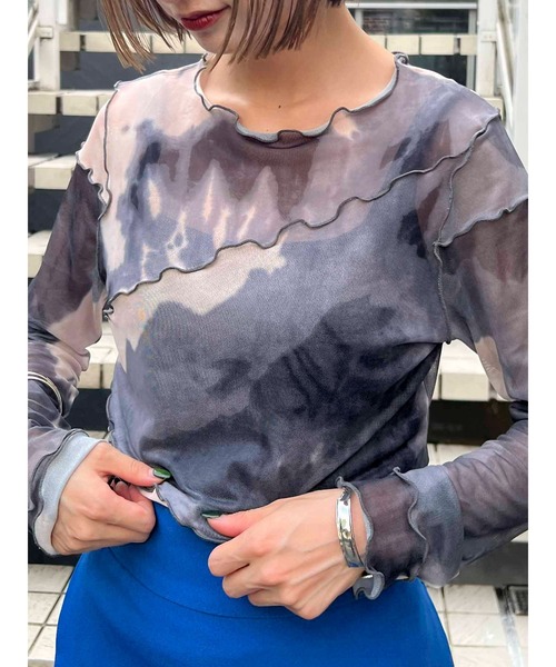 byYOUANCE（バイユアンス）の「ｼｱｰﾒﾛｳﾛﾝT（Tシャツ/カットソー・レディース・その他1/その他2/その他3/その他4/その他5・FREE）」の11枚目の写真