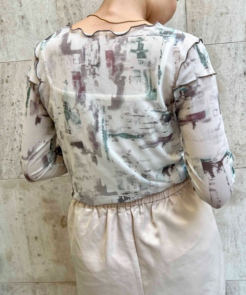 byYOUANCE（バイユアンス）の「ｼｱｰﾒﾛｳﾛﾝT（Tシャツ/カットソー・レディース・その他1/その他2/その他3/その他4/その他5・FREE）」の17枚目の写真