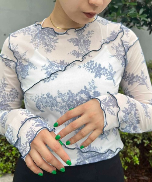 byYOUANCE（バイユアンス）の「ｼｱｰﾒﾛｳﾛﾝT（Tシャツ/カットソー・レディース・その他1/その他2/その他3/その他4/その他5・FREE）」の21枚目の写真