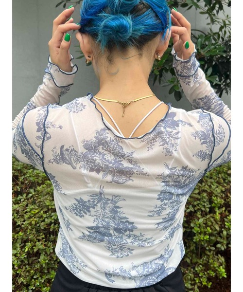 byYOUANCE（バイユアンス）の「ｼｱｰﾒﾛｳﾛﾝT（Tシャツ/カットソー・レディース・その他1/その他2/その他3/その他4/その他5・FREE）」の22枚目の写真