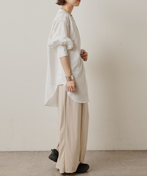 Omekashi（オメカシ）の「ドレスシャツ（シャツ/ブラウス・レディース・パープル/ブラウン/オフホワイト・FREE）」の20枚目の写真