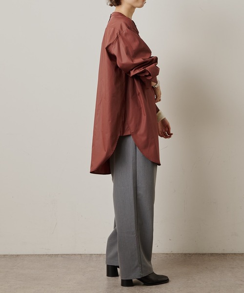 Omekashi（オメカシ）の「ドレスシャツ（シャツ/ブラウス・レディース・パープル/ブラウン/オフホワイト・FREE）」の13枚目の写真