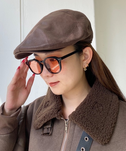 SHAGGIE（シャギー）の「太ラウンドカラーサングラス（サングラス・レディース・ブラック/レッド/オレンジ・FREE）」の7枚目の写真