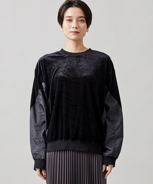 TOGA PULLA(トーガ プルラ)の「【TOGA PULLA(トーガプルラ)】ベロアジャージートップ TP22-JL262(Tシャツ/カットソー・レディース・ホワイト/ブラック・36)」の17枚目の写真
