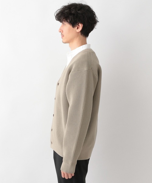 GLOBAL WORK(グローバルワーク)の「軽やかワッフルカーデ/297649(カーディガン/ボレロ・メンズ・グリーン/チャコールグレー/ベージュ・SMALL/MEDIUM/LARGE)」の20枚目の写真
