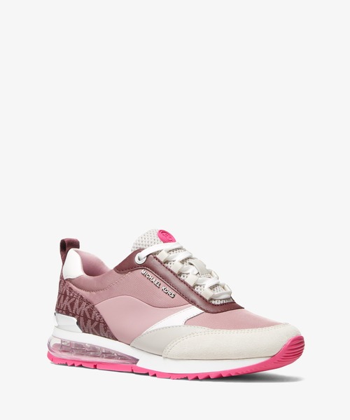 新品♡ マイケルコース ALLIE ストライド エクストリーム スニーカー Amazon | Michael Kors Allie Stride Extreme, Royal Pink, 24