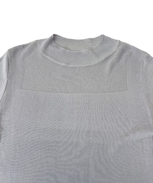 TEVALT（ヴァレット）の「シアー長袖ニット（Tシャツ/カットソー・レディース・パープル/ボルドー/ライトグレー/ブラック/アイボリー/ネイビー系・38）」の11枚目の写真