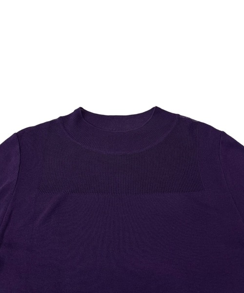 TEVALT（ヴァレット）の「シアー長袖ニット（Tシャツ/カットソー・レディース・パープル/ボルドー/ライトグレー/ブラック/アイボリー/ネイビー系・38）」の17枚目の写真