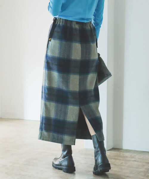 Gramicci（グラミチ）の「GRAMICCI × B:MING by BEAMS / 別注 ウール混 スカート（スカート・レディース・その他2/グレー/その他1・SMALL/MEDIUM）」の3枚目の写真