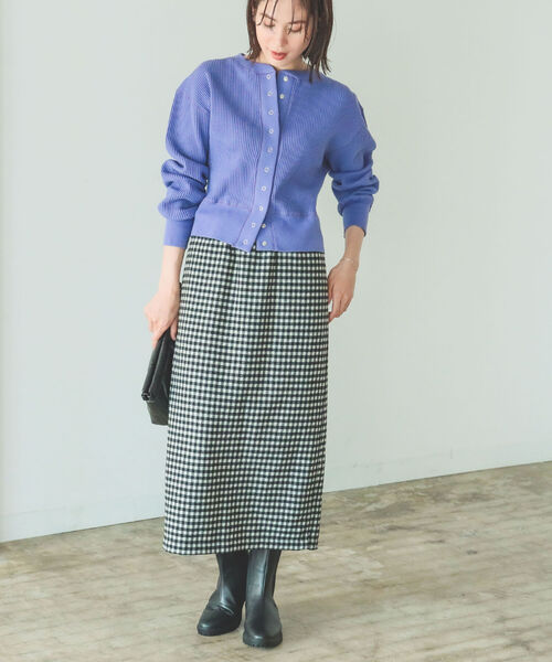 Gramicci（グラミチ）の「GRAMICCI × B:MING by BEAMS / 別注 ウール混 スカート（スカート・レディース・その他2/グレー/その他1・SMALL/MEDIUM）」の4枚目の写真