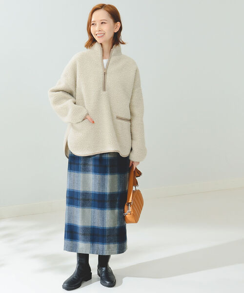 Gramicci（グラミチ）の「GRAMICCI × B:MING by BEAMS / 別注 ウール混 スカート（スカート・レディース・その他2/グレー/その他1・SMALL/MEDIUM）」の5枚目の写真