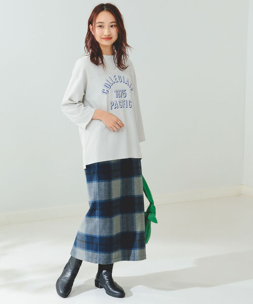 Gramicci（グラミチ）の「GRAMICCI × B:MING by BEAMS / 別注 ウール混 スカート（スカート・レディース・その他2/グレー/その他1・SMALL/MEDIUM）」の8枚目の写真