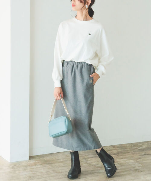 Gramicci（グラミチ）の「GRAMICCI × B:MING by BEAMS / 別注 ウール混 スカート（スカート・レディース・その他2/グレー/その他1・SMALL/MEDIUM）」の14枚目の写真