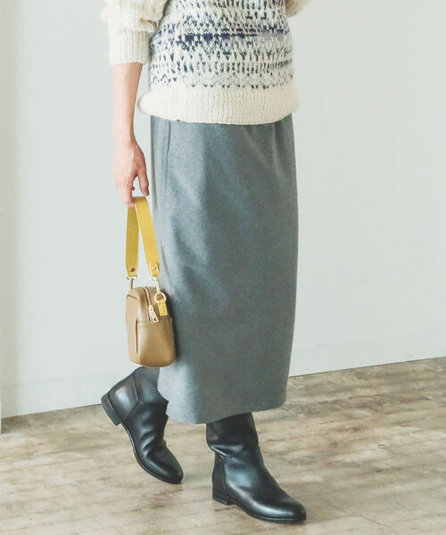 Gramicci（グラミチ）の「GRAMICCI × B:MING by BEAMS / 別注 ウール混 スカート（スカート・レディース・その他2/グレー/その他1・SMALL/MEDIUM）」の6枚目の写真