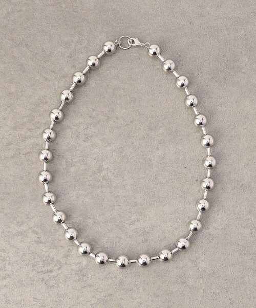 FREAK'S STORE（フリークスストア）の「ビッグボールチェーンネックレス（ネックレス・レディース・シルバー・ONE SIZE）」の3枚目の写真