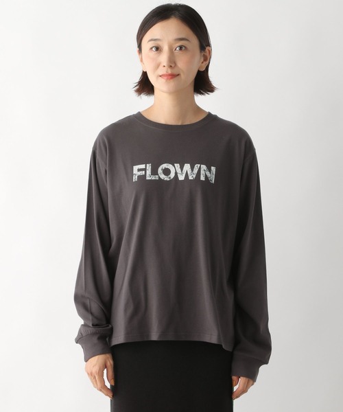 LEPSIM（レプシィム）の「アソートプリントロングTシャツ　164728（Tシャツ/カットソー・レディース・グレー/オフホワイト/ホワイト系その他・FREE）」の8枚目の写真