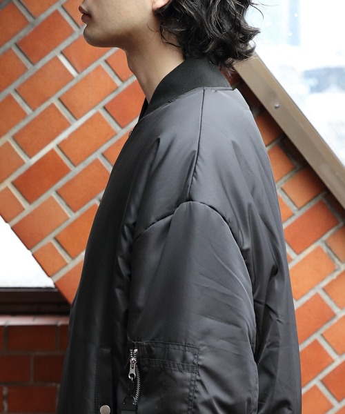 ８(eight)（エイト）の「中綿ＭＡ－１（MA-1・メンズ・ホワイト/ネイビー/カーキ/ブラック・MEDIUM/X-LARGE/LARGE）」の20枚目の写真