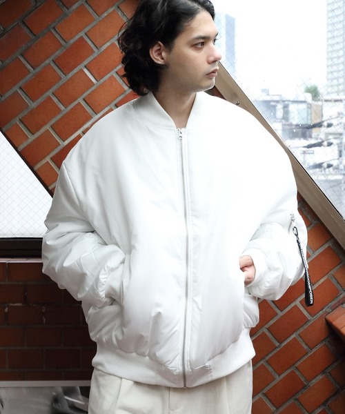 ８(eight)（エイト）の「中綿ＭＡ－１（MA-1・メンズ・ホワイト/ネイビー/カーキ/ブラック・MEDIUM/X-LARGE/LARGE）」の5枚目の写真