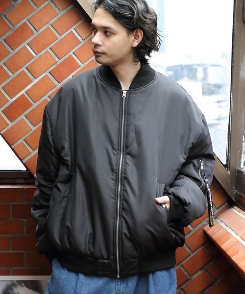 ８(eight)（エイト）の「中綿ＭＡ－１（MA-1・メンズ・ホワイト/ネイビー/カーキ/ブラック・MEDIUM/X-LARGE/LARGE）」の15枚目の写真