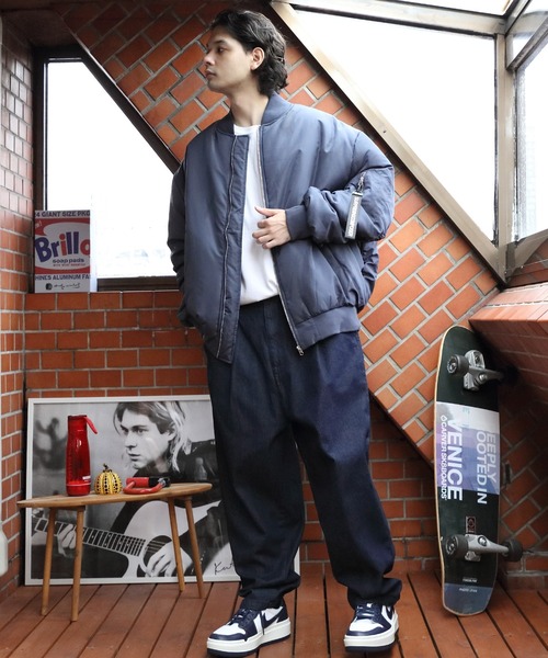 ８(eight)（エイト）の「中綿ＭＡ－１（MA-1・メンズ・ホワイト/ネイビー/カーキ/ブラック・MEDIUM/X-LARGE/LARGE）」の19枚目の写真