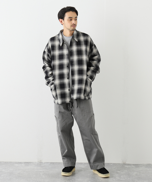 JOURNAL STANDARD J.S HOMESTEAD(ジャーナルスタンダードホームステッド)の「【J.S.Homestead】HEAVY TWILL スピンドルMIL L/S(シャツ/ブラウス・メンズ・レッド/ブラック系その他・MEDIUM/LARGE)」の3枚目の写真
