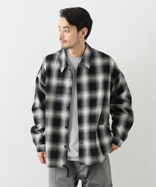 JOURNAL STANDARD J.S HOMESTEAD(ジャーナルスタンダードホームステッド)の「【J.S.Homestead】HEAVY TWILL スピンドルMIL L/S(シャツ/ブラウス・メンズ・レッド/ブラック系その他・MEDIUM/LARGE)」の4枚目の写真