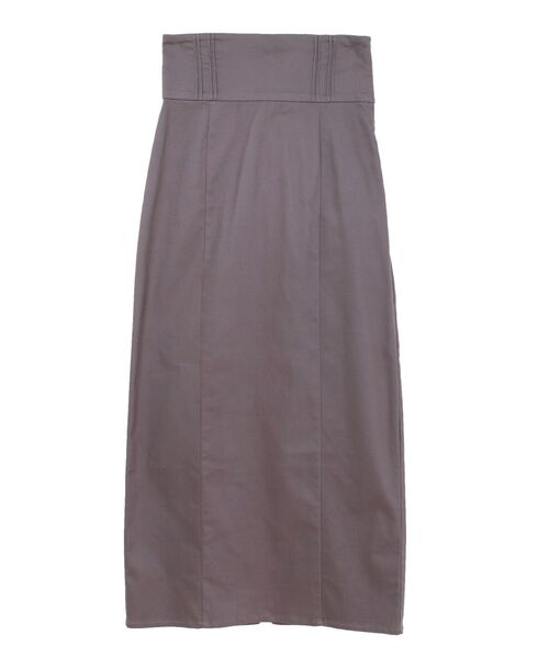 LAGUNAMOON(ラグナムーン)の「バックレースアップタイトスカート(スカート・レディース・アイボリー/チャコールグレー/パープル・SMALL/MEDIUM)」の3枚目の写真