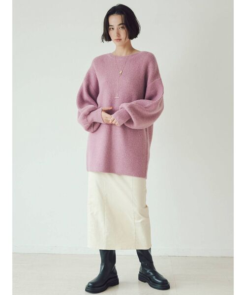 LAGUNAMOON(ラグナムーン)の「バックレースアップタイトスカート(スカート・レディース・アイボリー/チャコールグレー/パープル・SMALL/MEDIUM)」の22枚目の写真