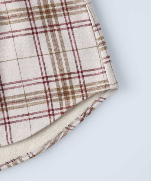 HONEYSUCKLE ROSE（ハニーサックルローズ）の「【HONEYSUCKLE ROSE】裏シャギーシャツ（シャツ/ブラウス・レディース・ブルー/ベージュ・L/M）」の8枚目の写真