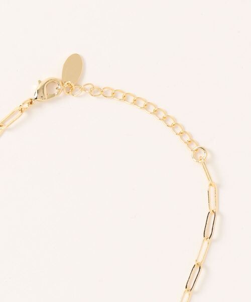 LOWRYS FARM（ローリーズファーム）の「フラワーチェーンネックレス　169390（ネックレス・レディース・シルバー/ゴールド・FREE）」の3枚目の写真