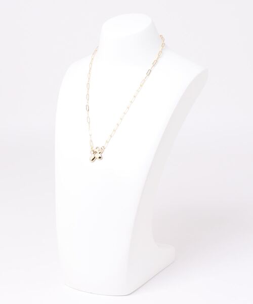 LOWRYS FARM（ローリーズファーム）の「フラワーチェーンネックレス　169390（ネックレス・レディース・シルバー/ゴールド・FREE）」の4枚目の写真