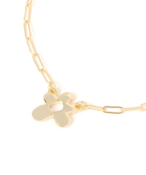 LOWRYS FARM（ローリーズファーム）の「フラワーチェーンネックレス　169390（ネックレス・レディース・シルバー/ゴールド・FREE）」の7枚目の写真