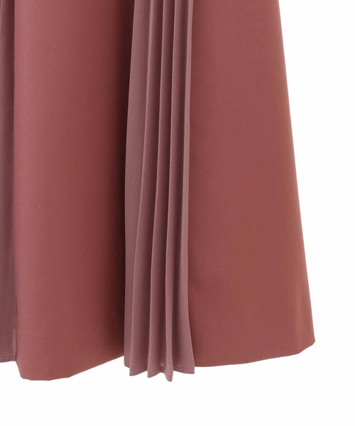 31 Sons de mode（トランテアン　ソン　ドゥ　モード）の「トレンチプリーツジャンスカ（ジャンパースカート・レディース・ネイビー/ベージュ/ピンク・36/38）」の9枚目の写真