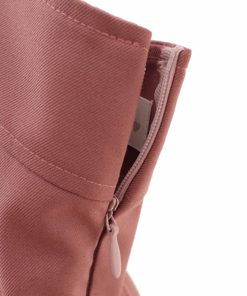 31 Sons de mode（トランテアン　ソン　ドゥ　モード）の「トレンチプリーツジャンスカ（ジャンパースカート・レディース・ネイビー/ベージュ/ピンク・36/38）」の14枚目の写真