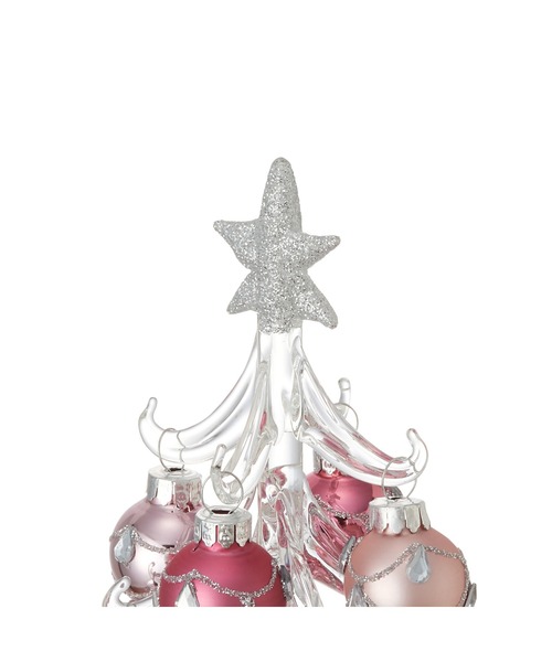 チェコガラスツリー（ピンク） チェコガラスツリー（ピンク）