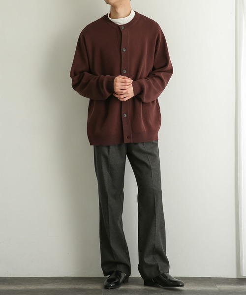 SENSE OF PLACE by URBAN RESEARCH（センスオブプレイスバイアーバンリサーチ）の「キモウポンチモックネックロングTシャツ（Tシャツ/カットソー・メンズ・ホワイト/ブラック・MEDIUM/LARGE）」の6枚目の写真