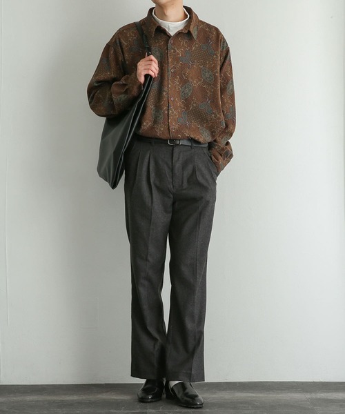 SENSE OF PLACE by URBAN RESEARCH（センスオブプレイスバイアーバンリサーチ）の「キモウポンチモックネックロングTシャツ（Tシャツ/カットソー・メンズ・ホワイト/ブラック・MEDIUM/LARGE）」の7枚目の写真