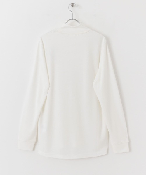 SENSE OF PLACE by URBAN RESEARCH（センスオブプレイスバイアーバンリサーチ）の「キモウポンチモックネックロングTシャツ（Tシャツ/カットソー・メンズ・ホワイト/ブラック・MEDIUM/LARGE）」の15枚目の写真