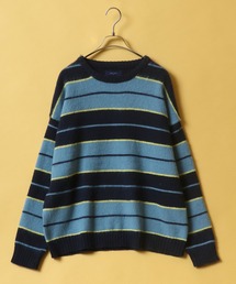 Mohair Touch Oversized Shaggy Knit Pullover/モヘアタッチ オーバーサイズ シャギーニット プルオーバー