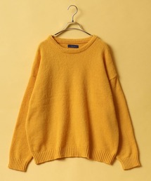 Mohair Touch Oversized Shaggy Knit Pullover/モヘアタッチ オーバーサイズ シャギーニット プルオーバー
