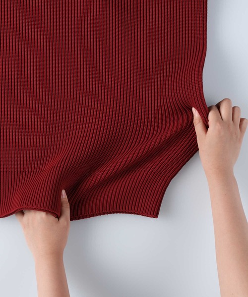 BACK NUMBER(バックナンバー)の「【BACK NUMBER】畦編みクルーニット(ニット/セーター・メンズ・イエロー/オフホワイト/ブラック/ブルー/ワイン/オリーブ・L/M/S/XL)」の19枚目の写真