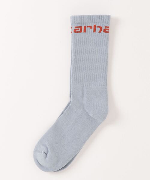 Carhartt WIP(カーハートダブリューアイピー)の「Carhartt WIP/カーハート ダブリューアイピー ソックス スクリプトロゴ I029422(ソックス/靴下・メンズ・ホワイト×ブラック/グレー系その他/グリーン系その他/ブルー系その他・FREE)」の6枚目の写真