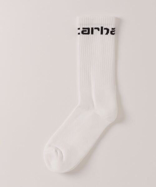 Carhartt WIP(カーハートダブリューアイピー)の「Carhartt WIP/カーハート ダブリューアイピー ソックス スクリプトロゴ I029422(ソックス/靴下・メンズ・ホワイト×ブラック/グレー系その他/グリーン系その他/ブルー系その他・FREE)」の8枚目の写真