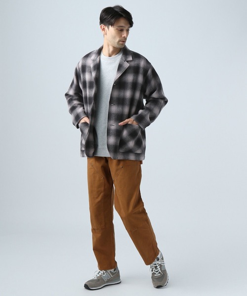 BAYFLOW(ベイフロー)の「ダブルフェイスネルジャケット(その他アウター・メンズ・ブラック/ブラウン・MEDIUM/LARGE)」の3枚目の写真